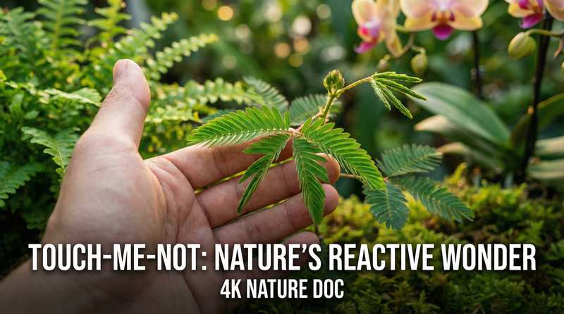 国产视频植物视频-含羞草触碰反应视频